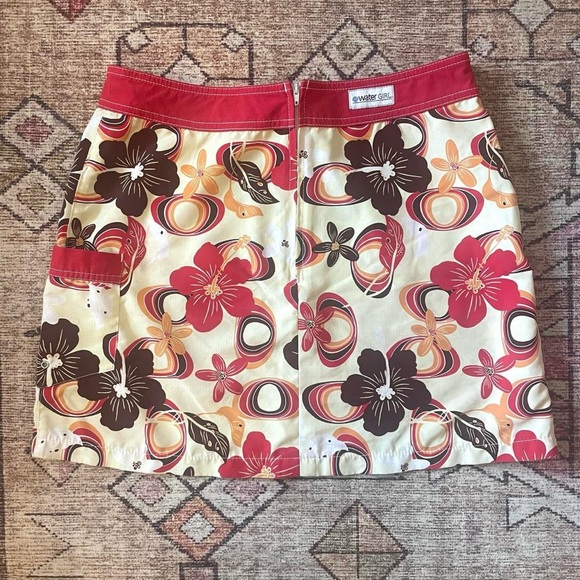 Women's Vintage Y2K Patagonia Floral Swim Skirt - Picture 4 of 8